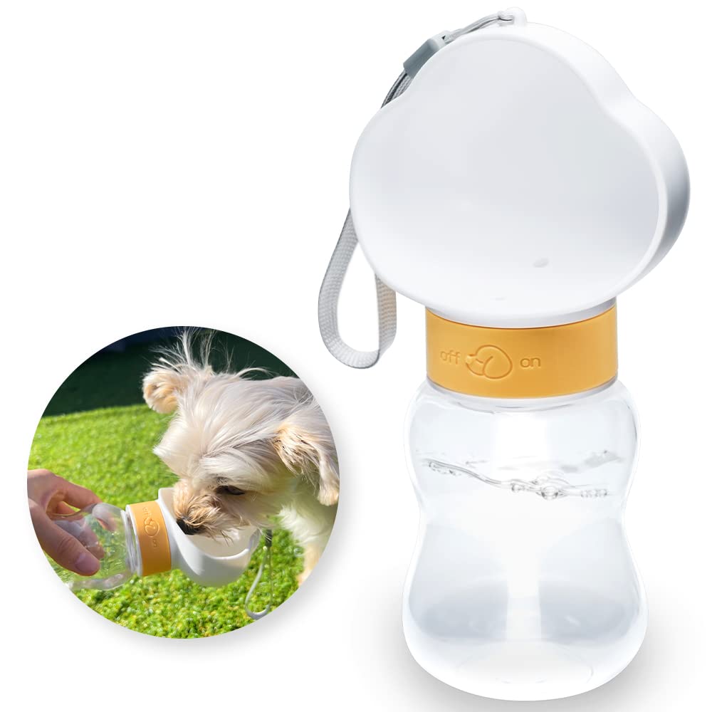 こぼさない 犬 水飲み器 散歩 ペットウォーターボトル 猫 給水 携帯用 持ち運び 350ml 犬 水飲み器 散歩 水 ペットボトル 給水 携帯 持ち