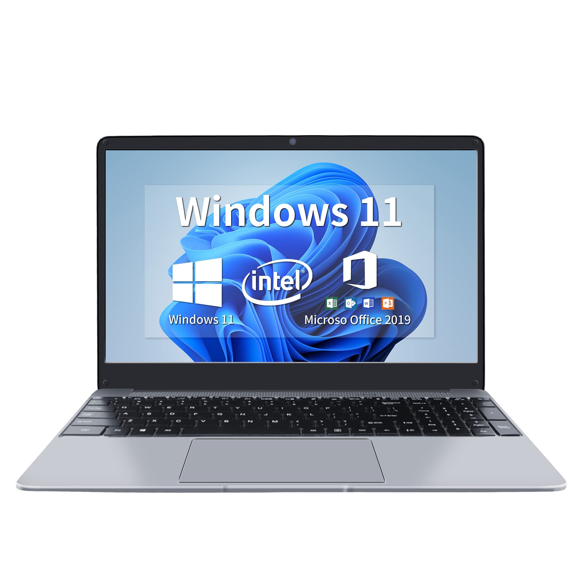 【Windows 11搭載】【MS office 2019】パソコン ノート 高級金属シェル 狭額縁15.6インチFHD 大画面ノートパソコン 高速静音CPU Core i7-